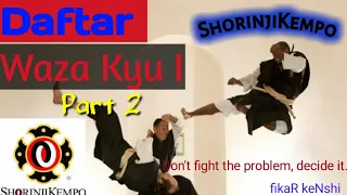 Shorinji Kempo Waza (Techniques) | Kyu I - Part (2/3)