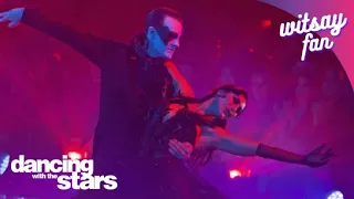 James van der Beek and Emma Slater Halloween Viennese Waltz (Week 7) | Dancing With The Stars