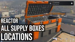 COD MW3 - All Supply Box Locations Reactor - All Weapons, Items and Field Upgrades Locations