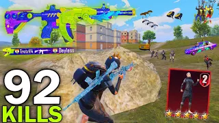 92 KILLS!🔥 IN 3 MATCHES FASTEST GAMEPLAY With FULL S2 OUTFIT😍SAMSUNG,A7,A8,J2,J3,J4,J5,J6,J7,XS