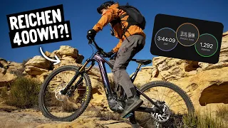 Wie weit kommt man mit 400Wh im LIGHT E MTB? - Giant Trance X Advanced E+ Elite Reichweite Test