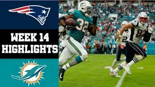 Patriots vs Dolphins Highlights | Week 14 | Game of the Week