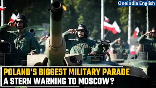 Poland holds biggest military parade since Cold War-era as tensions with Belarus rise on border