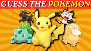 Guess the 40 MOST popular POKEMON | FUN pokemon QUIZ