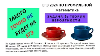 Математика ЕГЭ 2024 задача 5 вариант 1 из сборника Ященко 36 вариантов