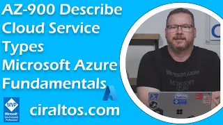 AZ-900 Describe Cloud Service Types, IaaS, PaaS, SaaS, Microsoft Azure Fundamentals