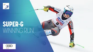 Ragnhild Mowinckel (NOR) | Winner | Women's Super-G | Courchevel/Meribel | FIS Alpine