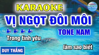 Karaoke Vị Ngọt Đôi Môi Tone Nam - New Duy Thắng