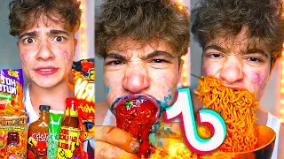 Extreme Spicy Food Tiktok Compilation (1 Hour Edition) | @Spizeethegoat