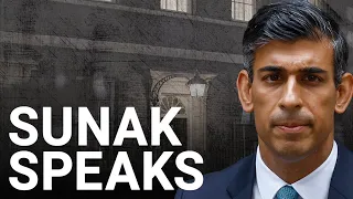 🔴 Rishi Sunak delivers statement outside Downing Street