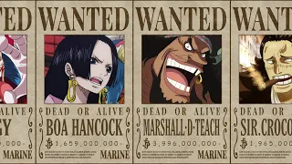 ONE PIECE Before and After of Every NEW Bounty After Wano Arc!