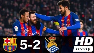 Barcelona vs Real Sociedad 5-2 All Goals & Highlights - Copa Del Rey 26/01/2017 [HD]