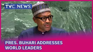 UNGA: President Buhari Addresses World Leaders