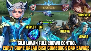 MELAWAN HERO CROWD CONTROL EARLY GAME KESUSAHAN CARA COMEBACK DAN SAVAGE ! HARITH TOP GLOBAL - MLBB