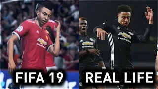 FIFA 19 NEW CELEBRATIONS VS REAL LIFE