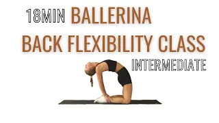 HOW TO GET A FLEXIBLE BACK FAST:  daily routine, no equipment | Train Like a Ballerina