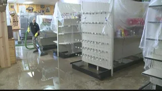 Flooded Grafton is without a grocery store for another week