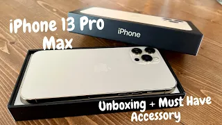 iPhone 13 Pro Max Unboxing  + Must Have Accessory | ASMR
