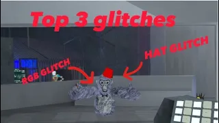 Top 3 Glitches in gorilla tag (HAT GLITCH)