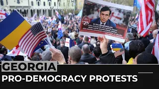 Georgia protests: Government accused of becoming less democratic