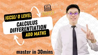 Calculus- Differentiation Applications (IGCSE/GCE O Level ADD MATHS) 0606