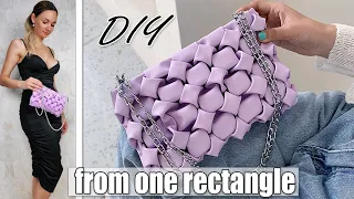 DIY FANCY CLUTCH FROM ONE PIECE OF FABRIC ❤️️ How to Make Smocking Purse Bag Easy | GIRL CRAFT