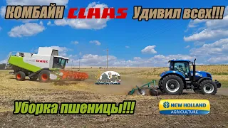 Комбайн Claas Lexion 580 удивил нас своей производительностью!Wheat harvest with Claas Lexion 580!