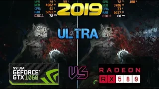 RX 580 8GB vs 1060 6GB Ultra 2019 - Still 60FPS?