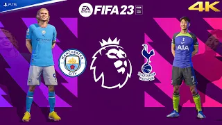 FIFA 23 - Manchester City vs Tottenham hotspur - Premier League 22/23 | PS5™ Next Gen [4K60fps]