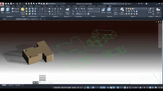 How to make 2D from 3D drawing in AutoCAD using FLATSHOT command