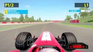 [F1 2013 - Classic Cars] Scuderia Ferrari F399 @ Barcelona Circuit - Time Attack [HD]