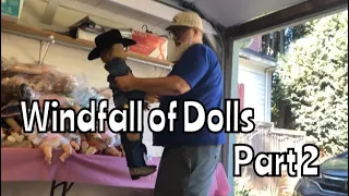 Part 2 of The Windfall of Dolls!  So many vintage dolls!!!