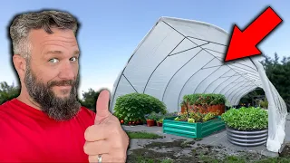I Built A 16x50 Greenhouse In One Day!