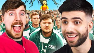 Reacting to MrBeast's Squid Game in Real Life!