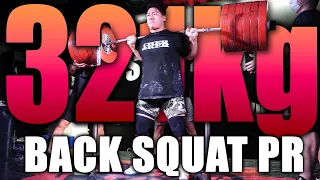 321kg Back Squat ｜300, 311, 321kg Back Squat by Toshiki Yamamoto