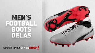 Puma Football Boots Sale: Puma Men’s One 17.4 FG Footbal Shoes, White (White-Black-Fiery Coral), 8