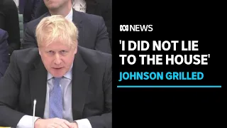 Boris Johnson grilled over partygate | ABC News