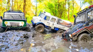 RC TRUCKS EXTREME MUDDY OFF ROAD!