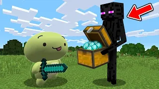 I Pranked My Friend As a Enderman in Minecraft