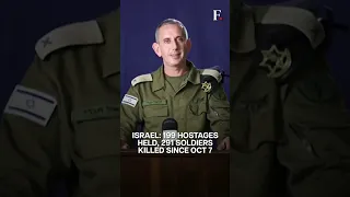 Israel Says 199 Hostages Held, 291 Soldiers Killed Since Hamas Attack | Subscribe to Firstpost