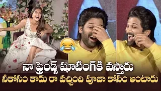 Allu Arjun Making Hilarious Fun With Pooja Hegde | Ala Vaikunthapurramuloo Team Interview