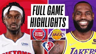 Game Recap: Lakers 110, Pistons 106