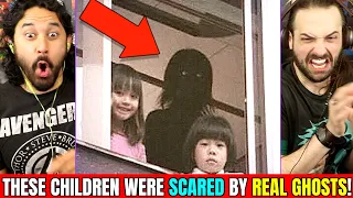 THESE CHILDREN WERE SCARED BY REAL GHOSTS - REACTION!  [👻 Slapped Ham 😱]