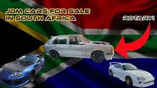 JDM Cars For Sale in South Africa - Rotary Powered Mazda 323 | 4 Toyota Supra's and MORE!