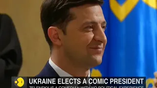 Local TV Comic Volodomyr Zelenskiy Elected President of Ukraine by a landslide