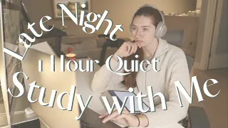 Night Time Study with Me | In Read Time + No Music
