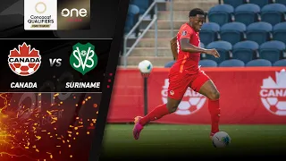 HIGHLIGHTS | Canada v Suriname - CONCACAF Men's World Cup Qualifiers (Qatar 2022)