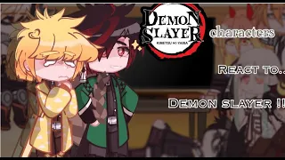 ꒷꒦︶ FANDOMS REACT || TANJIRO — DEMON SLAYER !! [4/6] 𓄹 KNY 💗