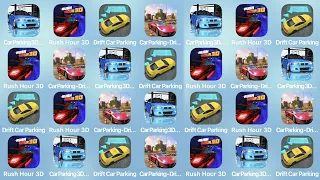 Car Parking 3D, Rush Hour 3D, Car Parking - Driving School and More Car Games iPad Gameplay