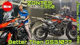 Zontes T350 Review | 350cc Touring Bike | Better Than GS310??